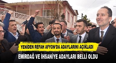 Yeniden Refah Partisi, Afyonkarahisar'da İki İlçe Adayını Duyurdu