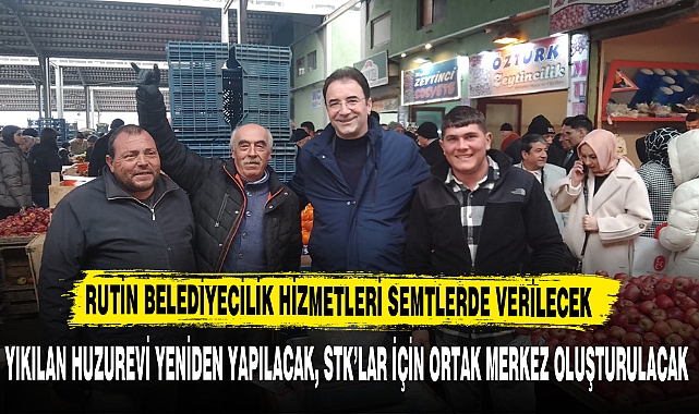 YIKILAN HUZUREVİ YENİDEN YAPILACAK, STK’LAR İÇİN ORTAK MERKEZ OLUŞTURULACAK