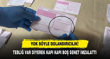 Yok böyle dolandırıcılık!