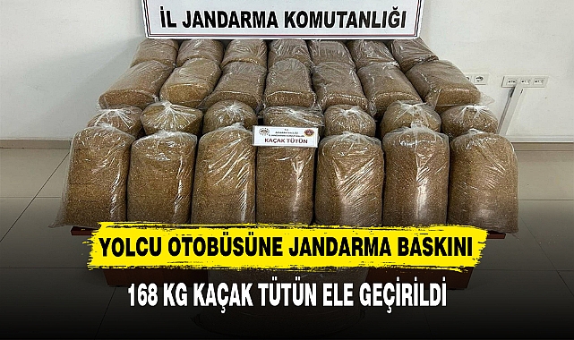 YOLCU OTOBÜSÜNE JANDARMA BASKINI