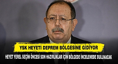 Ysk Heyeti Deprem Bölgesine Gidiyor