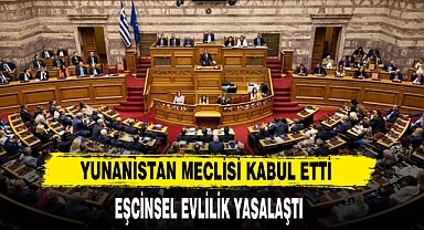 YUNANİSTANDA EŞCİNSEL EVLİLİK YASALAŞTI
