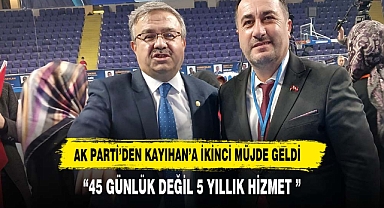 YURDUNUSEVEN'DEN KAYIHAN BELDESİNE MÜJDE