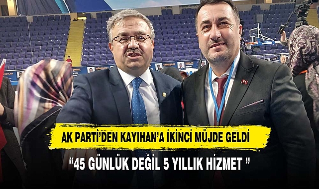 YURDUNUSEVEN'DEN KAYIHAN BELDESİNE MÜJDE