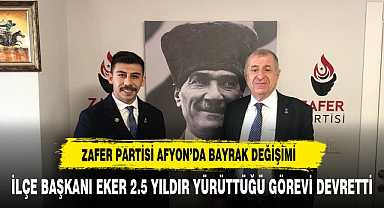 ZAFER PARTİSİ AFYON'DA BAYRAK DEĞİŞİMİ