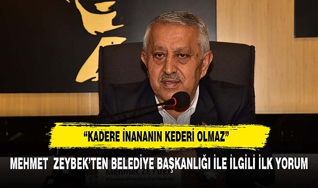 BAŞKAN  ZEYBEKTEN MECLİS TOPLANTISINDA  ÇARPICI DEĞERLENDİRME