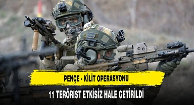 11 terörist etkisiz hale getirildi
