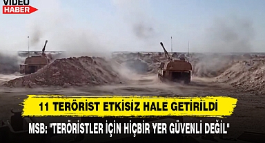 11 Terörist Etkisiz Hale Getirildi