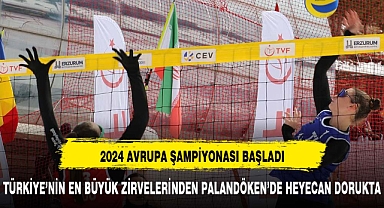 2024 CEV Kar Voleybolu Avrupa Turu Palandökn'de başladı