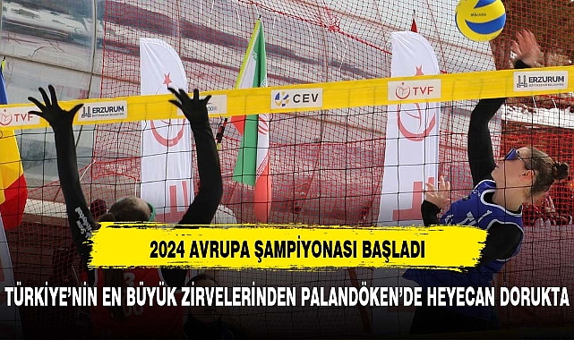 2024 CEV Kar Voleybolu Avrupa Turu Palandökn'de başladı