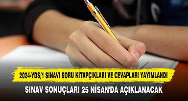2024-YDS/1 Sınavı Soru Kitapçıkları ve Cevapları Yayımlandı