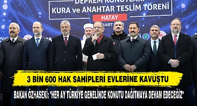 3 Bin 600 Hak Sahipleri Evlerine Kavuştu