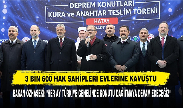 3 Bin 600 Hak Sahipleri Evlerine Kavuştu