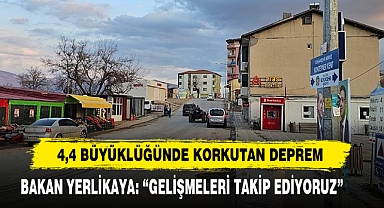 4,4 Büyüklüğünde Korkutan Deprem