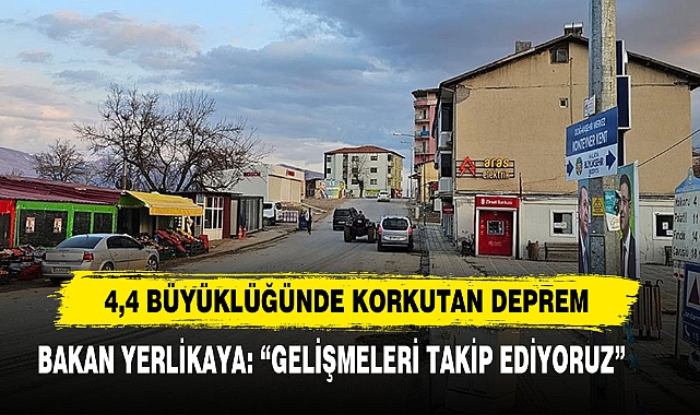 4,4 Büyüklüğünde Korkutan Deprem