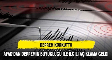 4 büyüklüğündeki deprem korkuttu