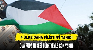 4 ÜLKE DAHA FİLİSTİN'İ TANIDI