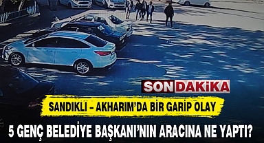 5 GENÇ BELEDİYE BAŞKANI'NIN ARACINA NE YAPTI?