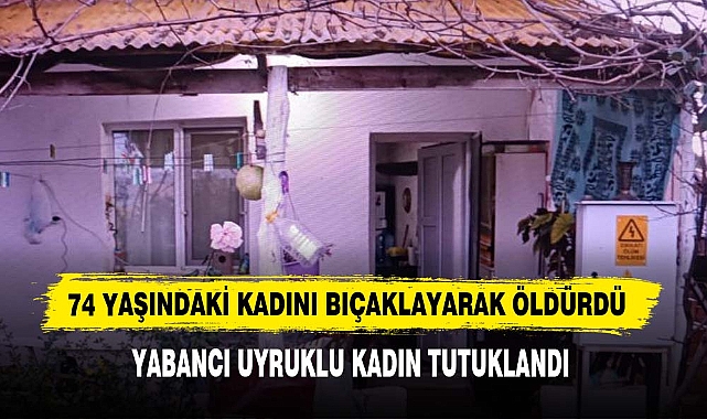 74 Yaşındaki Kadını Bıçaklayarak Öldürdü