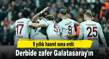 9 yıllık hasret sona erdi: Derbide zafer Galatasaray'ın