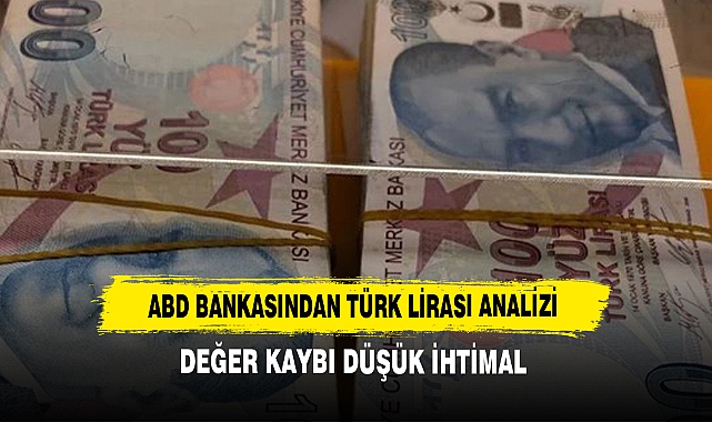 ABD Bankasından Türk Lirası Analizi