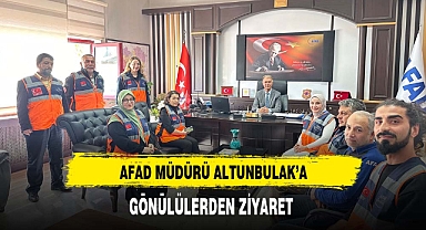 AFAD Müdürü Altunbulak'a Ziyaretler Sürüyor
