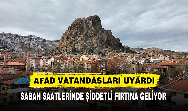 AFAD VATANDAŞLARI UYARDI