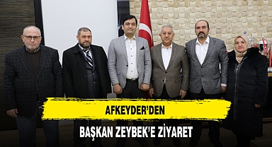 AFKEYDER’den Başkan Zeybek’e ziyaret