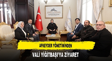 AFKEYDER Yönetiminden Vali Yiğitbaşı’ya Ziyaret