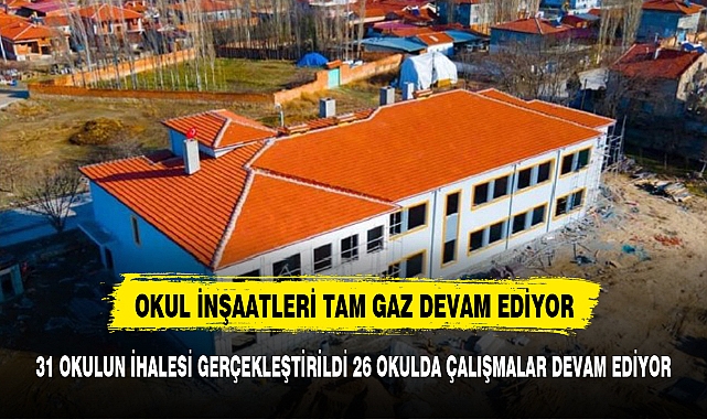 AFYON'DA 26 OKULDA ÇALIŞMALAR DEVAM EDİYOR