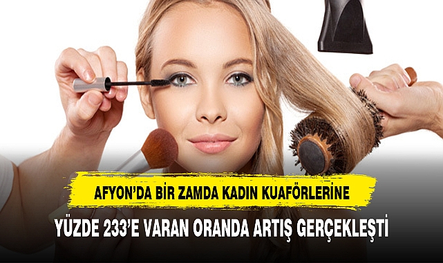 AFYON&#039;DA BİR ZAMDA KADIN KUAFÖRLERİNDEN