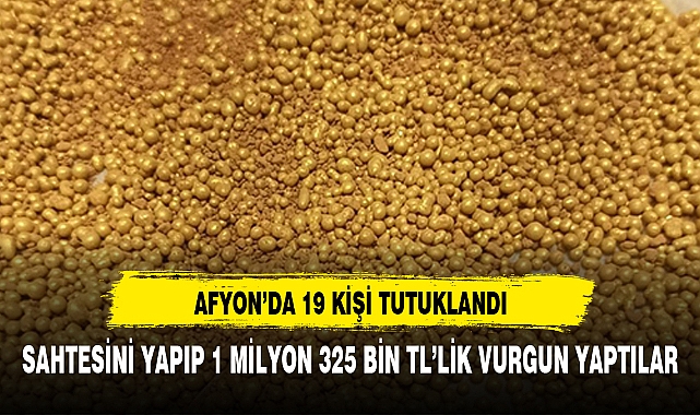AFYON'DA DEV VURGUNA POLİS DUR DEDİ