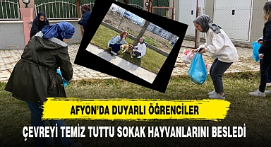 Afyon'da Duyarlı Öğrenciler Etkinlik Düzenledi