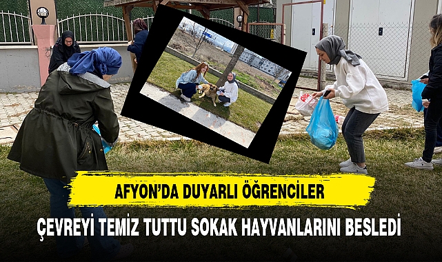 Afyon'da Duyarlı Öğrenciler Etkinlik Düzenledi
