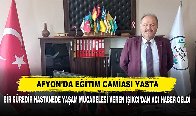 Afyon’da Eğitim Camiası Yasta