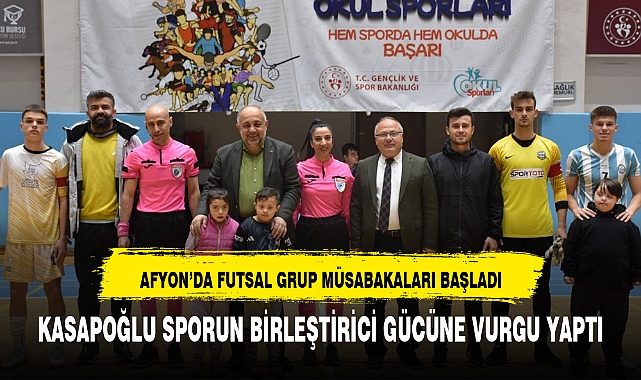 AFYON'DA FUTSAL GRUP MÜSABAKALARI BAŞLADI