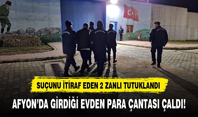 AFYON’DA GİRDİĞİ EVDEN PARA ÇANTASI ÇALDI!