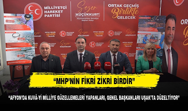 “AFYON’DA KUVÂ-Yİ MİLLİYE GÜZELLEMELERİ YAPANLARI, GENEL BAŞKANLARI UŞAK’TA DÜZELTİYOR”