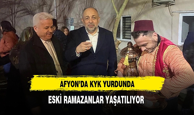 Afyon'da KYK Yurtlarında Eski Ramazanlar Yaşatılıyor