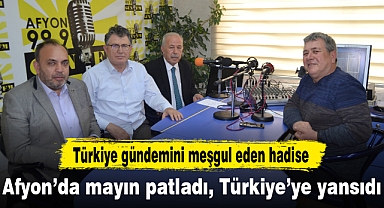 Afyon’da mayın patladı, Türkiye’ye yansıdı