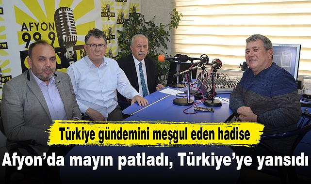 Afyon’da mayın patladı, Türkiye’ye yansıdı