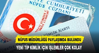 Afyon'da Nüfus Müdürlüğü Paylaşımda Bulundu