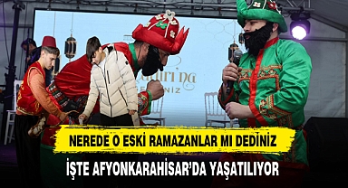 Afyon'da Ramazan Etkinlikleri Başladı