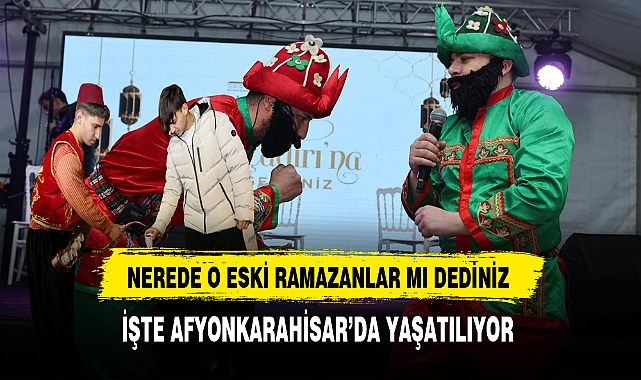 Afyon'da Ramazan Etkinlikleri Başladı