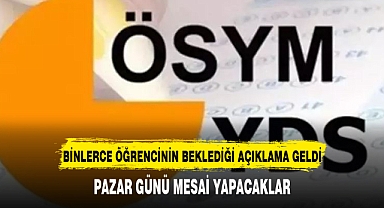 AFYON'DA SINAVA GİRECEKLER DİKKAT ÖSYM'DEN UYARI GELDİ