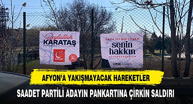 Afyon Siyasetinde Çirkin Saldırı