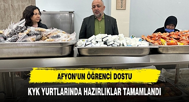 Afyon'un Öğrenci Dostu KYK Yurtlarında Hazırlıklar Tamamlandı