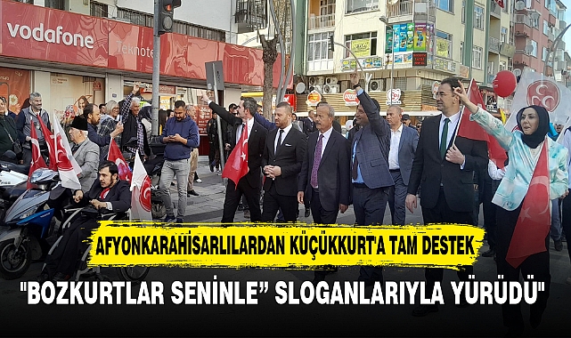 AFYONKARAHİSARLILARDAN KÜÇÜKKURT'A TAM DESTEK