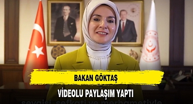 Afyonlu Bakan Göktaş'tan Anlamlı Paylaşım