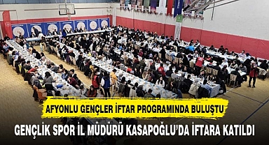 AFYONLU GENÇLER İFTARDA BULUŞTU